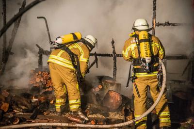 Esslingen-Weil: Gartenhaus brannte in Kleingartenanlage